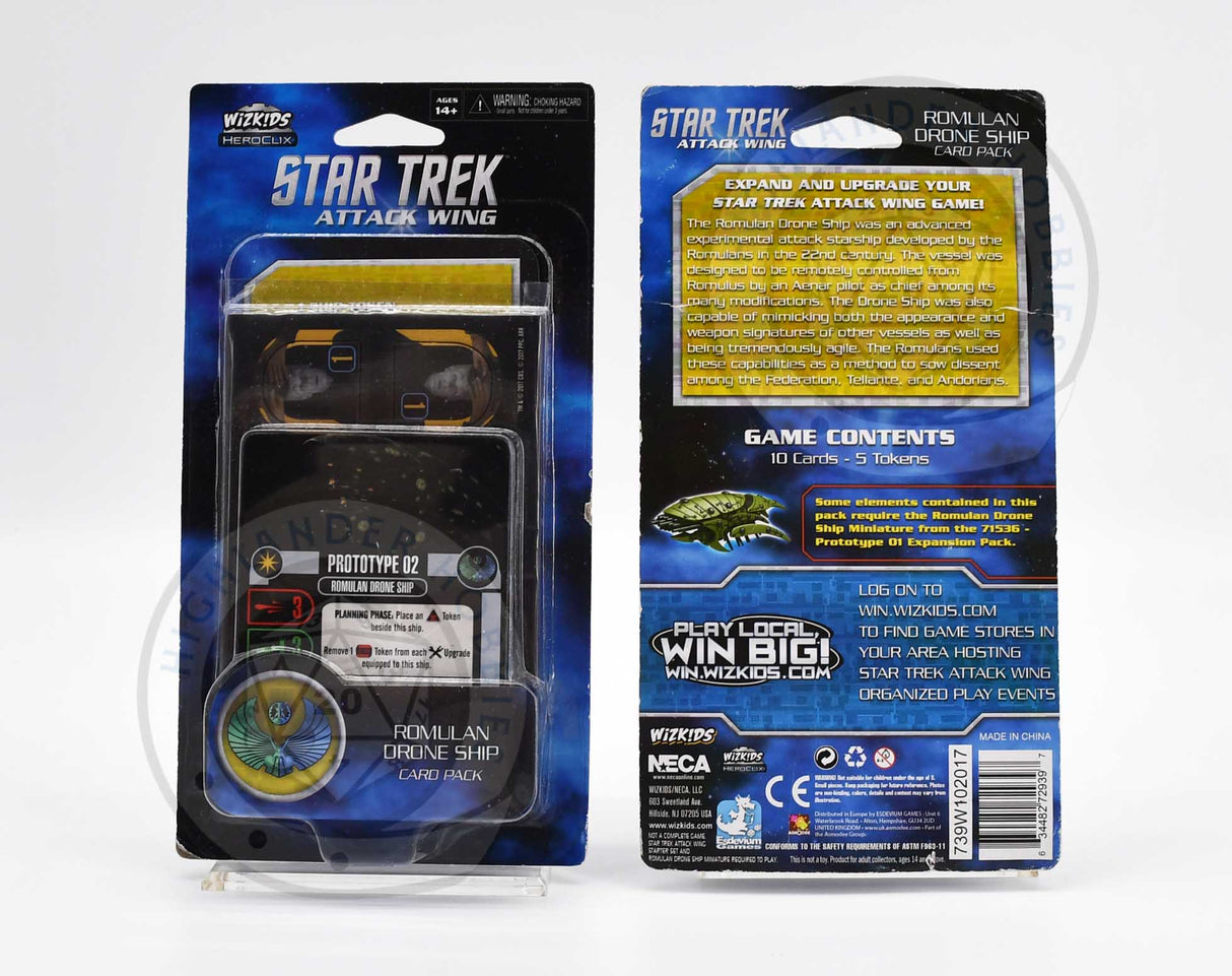 Romulan Drone Ship Card Pack [Star Trek Attack Wing] Wizkids