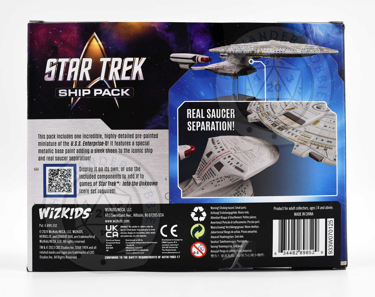 USS Enterprise-D [METALLIC Edition] Ship Pack [Star Trek: Into the Unknown] Wizkids