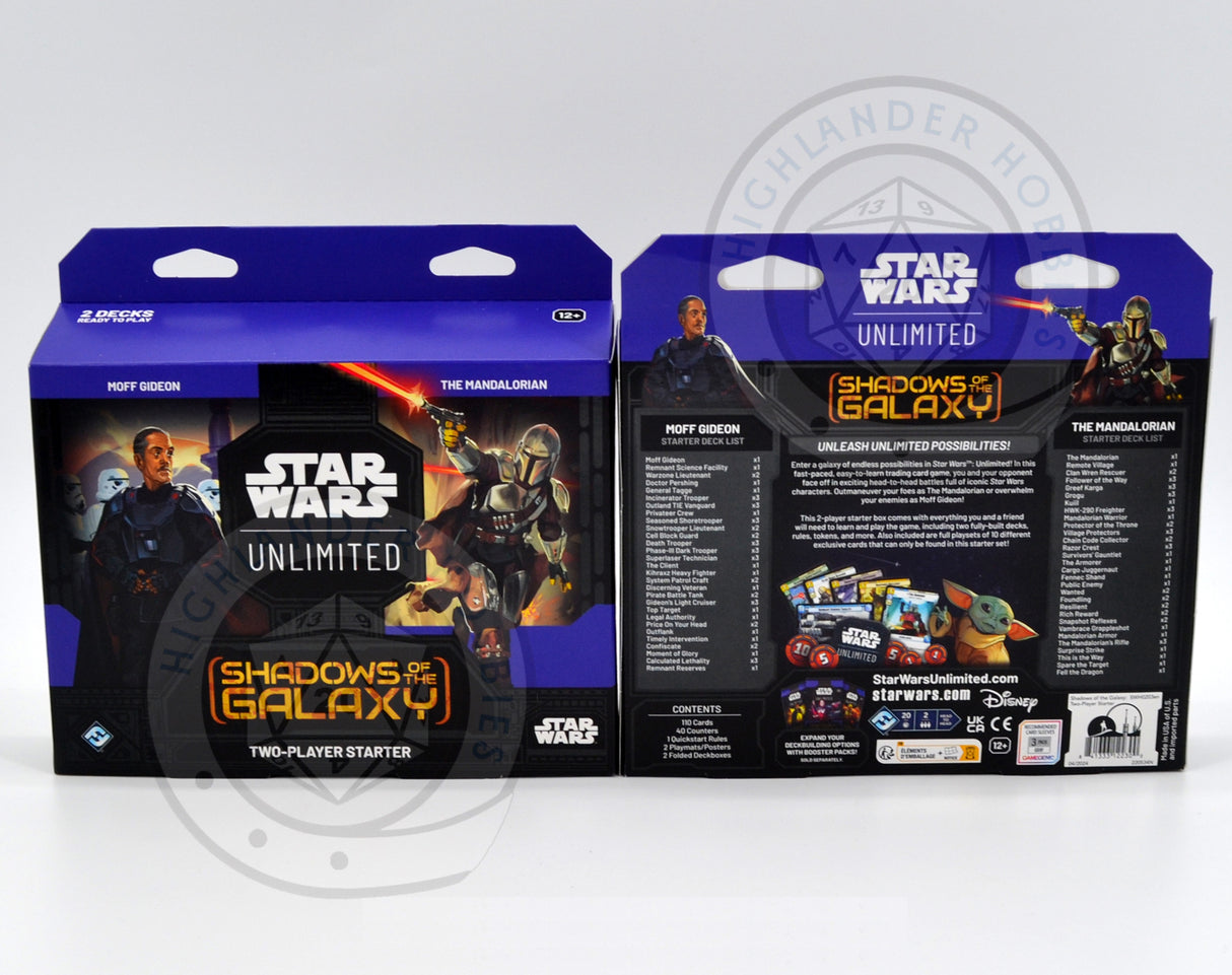 Two-Player Starter Box [Star Wars Unlimited - Shadows of the Galaxy]
