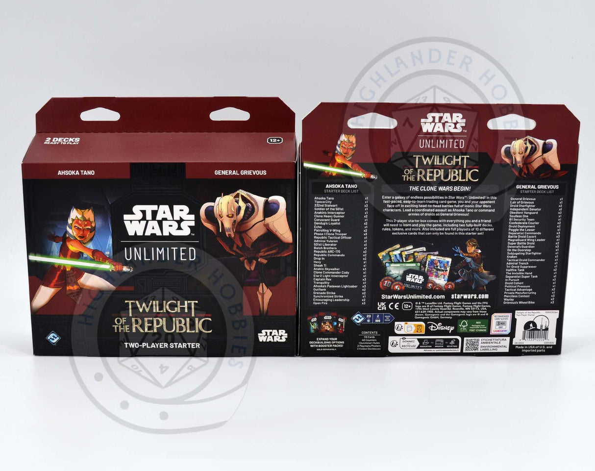 Two-Player Starter Box [Star Wars Unlimited - Twilight of the Republic]