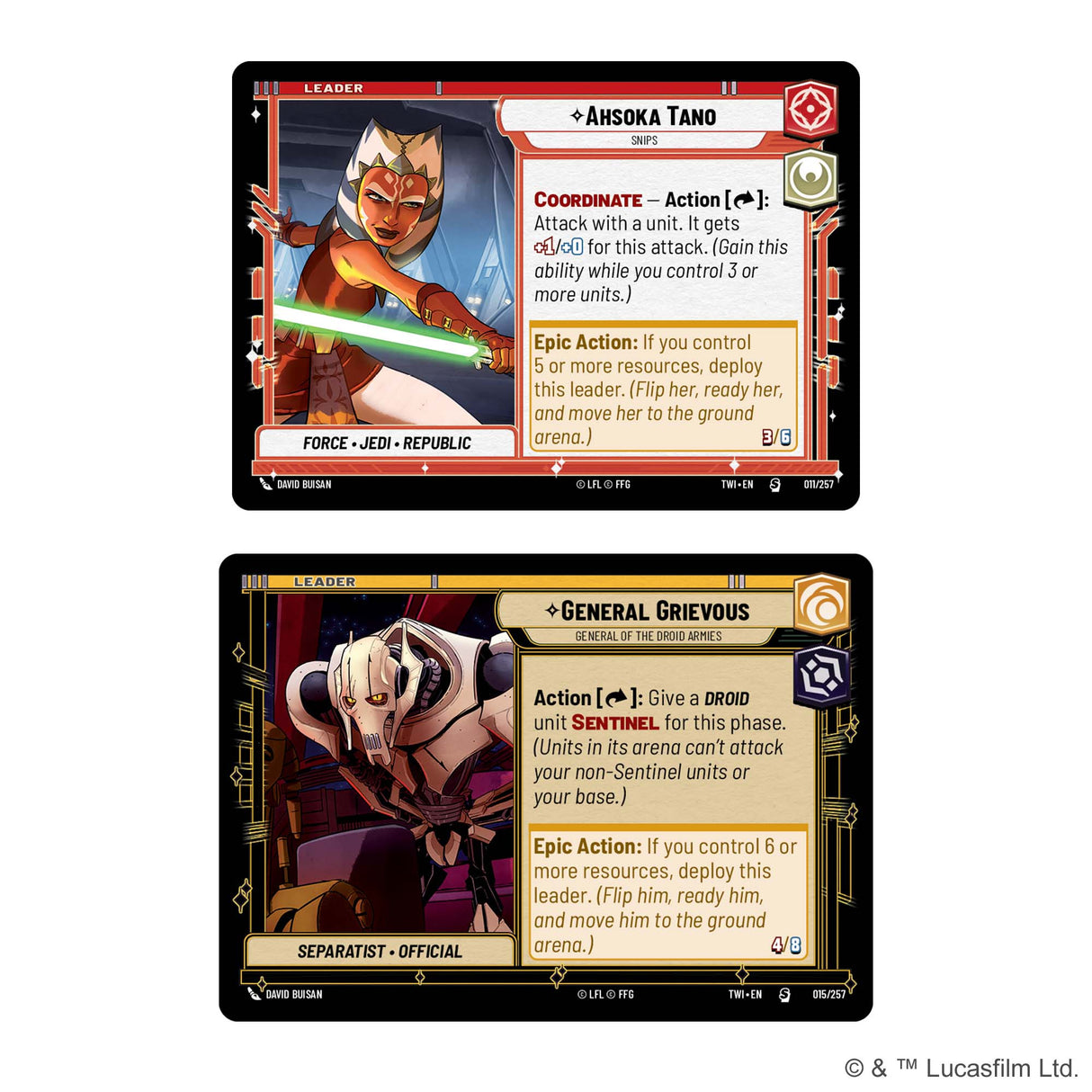 Two-Player Starter Box [Star Wars Unlimited - Twilight of the Republic]