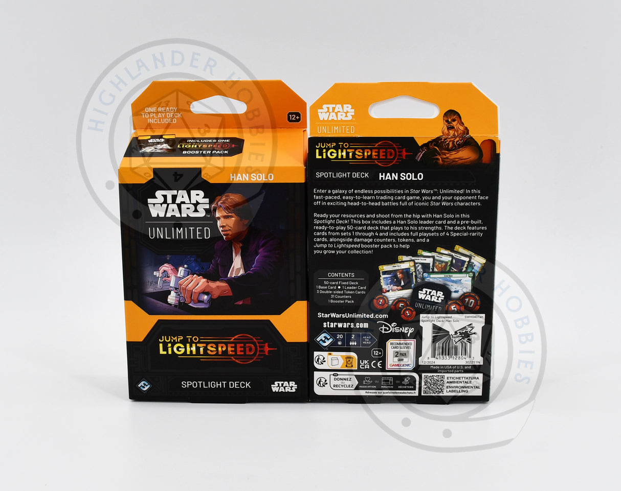 Spotlight Deck Han Solo [Star Wars Unlimited - Jump to Lightspeed]