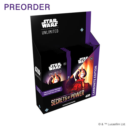 Carbonite Booster Display [Star Wars Unlimited - Secrets of Power] \\PREORDER//