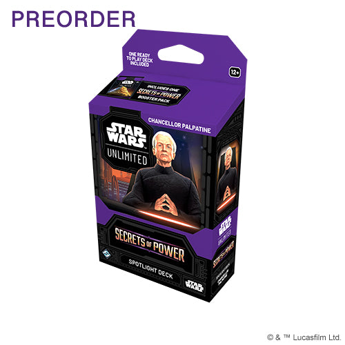 Chancellor Palpatine Spotlight Deck [Star Wars Unlimited - Secrets of Power] \\PREORDER//