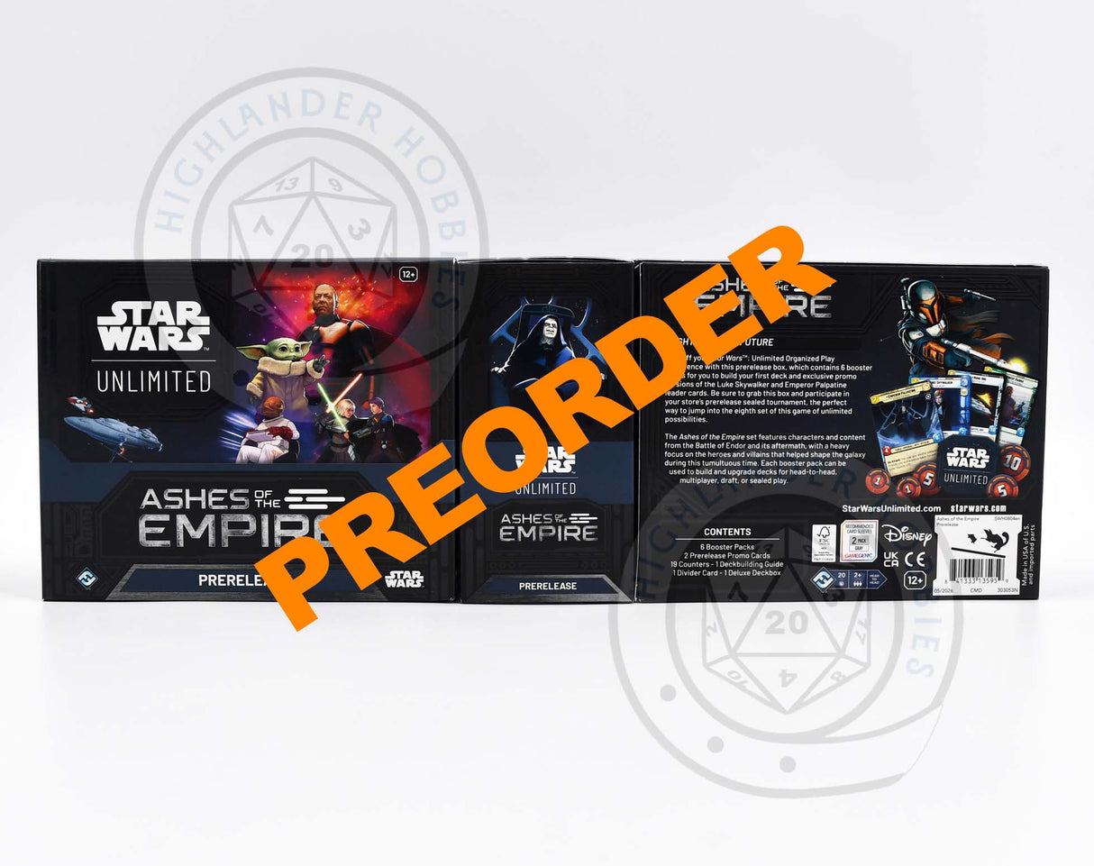 Prerelease Box [Star Wars Unlimited - Ashes of the Empire] Fantasy Flight Games