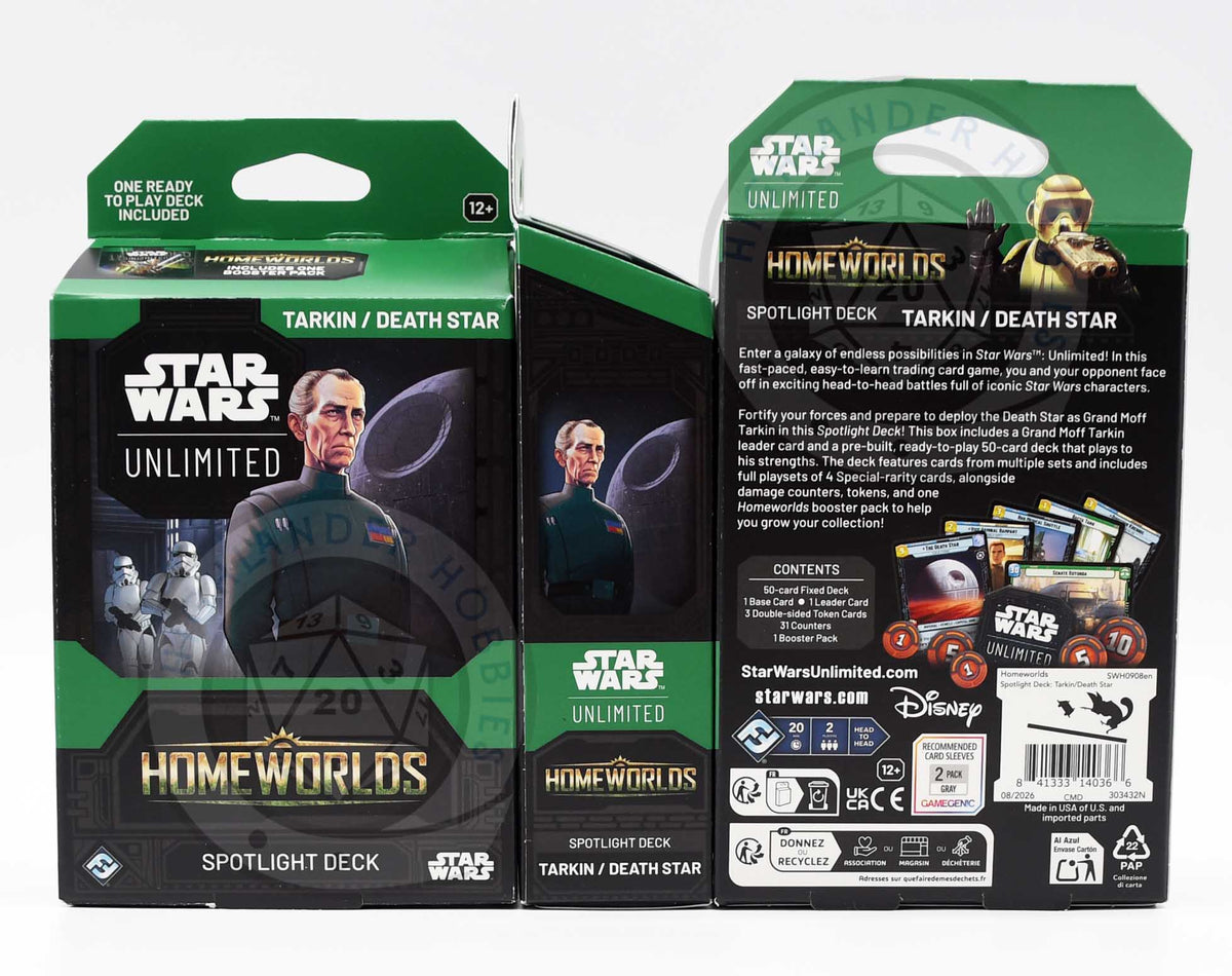 Grand Moff Tarkin Spotlight Deck [Star Wars Unlimited - Homeworlds] Fantasy Flight Games