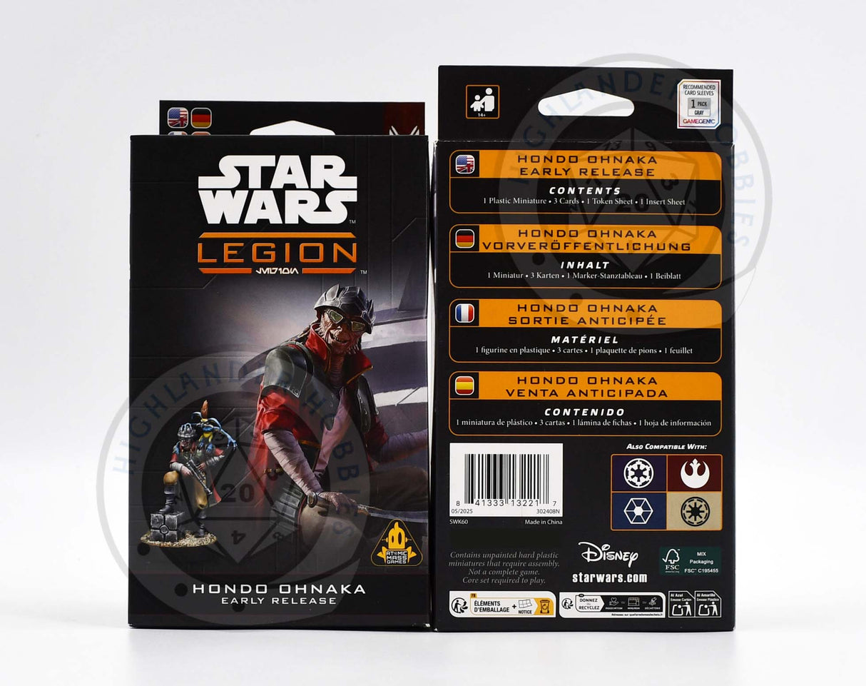Hondo Ohmaka Early Release [Star Wars Legion] Atomic Mass Games