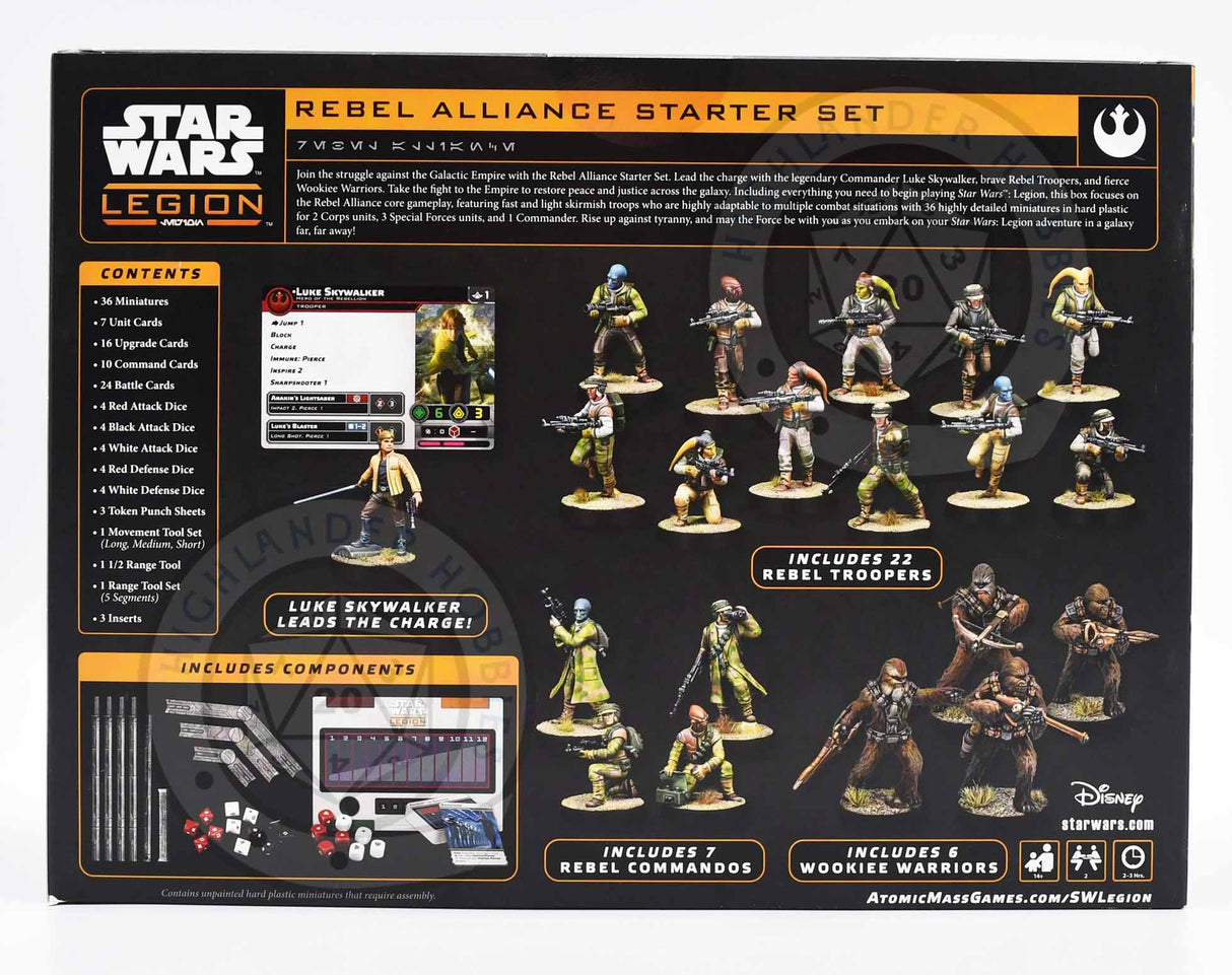 Rebel Alliance Starter Set [Star Wars Legion] Atomic Mass Games