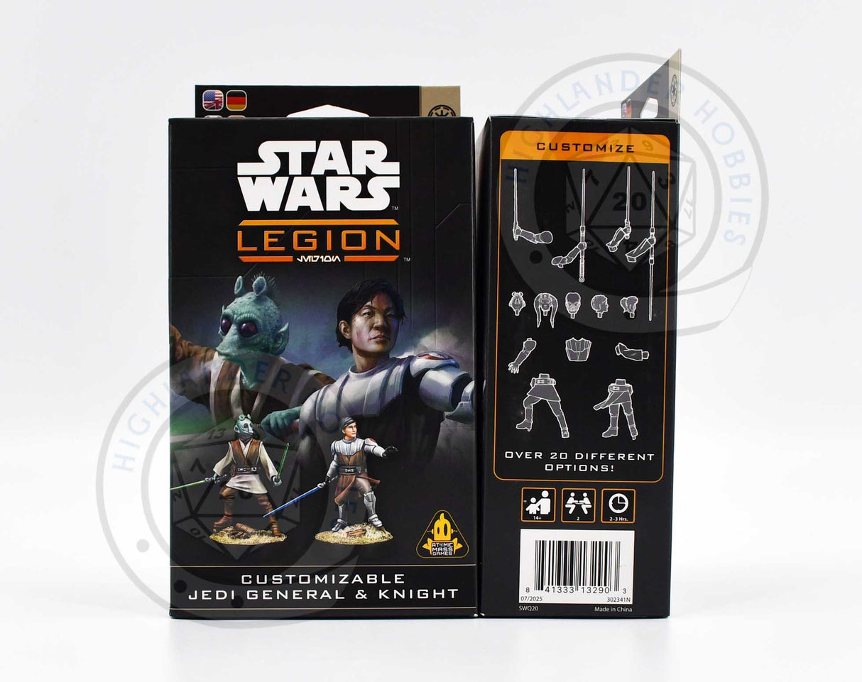 Customizable Jedi General & Knight [Star Wars Legion] Atomic Mass Games