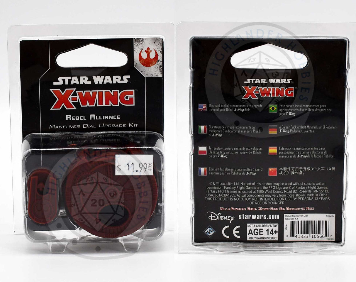 Rebel Alliance Maneuver Dial Upgrade Kit [Star Wars X-Wing] Fantasy Flight Games RO