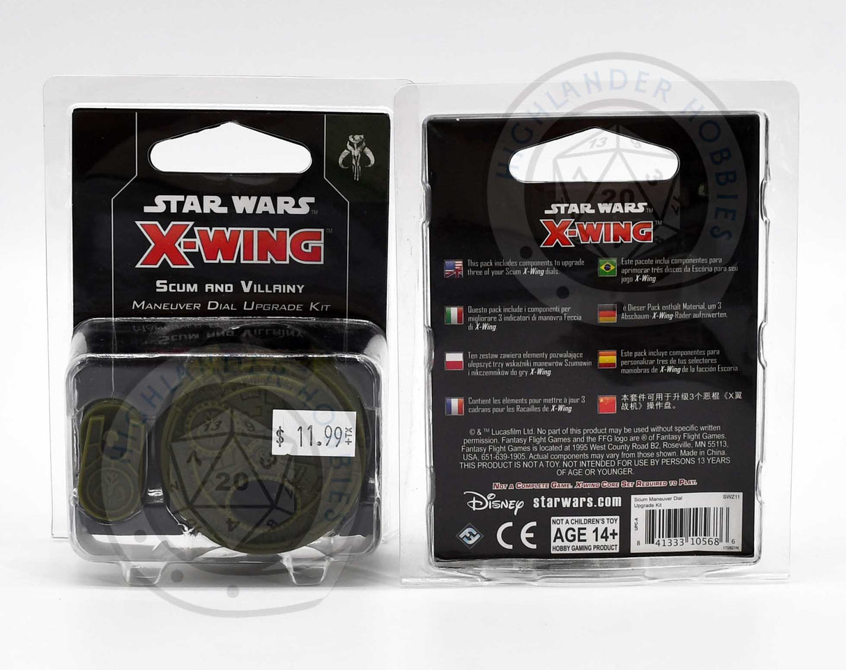 Scum and Villainy Maneuver Dial Upgrade Kit [Star Wars X-Wing] Fantasy Flight Games RO (Copy)