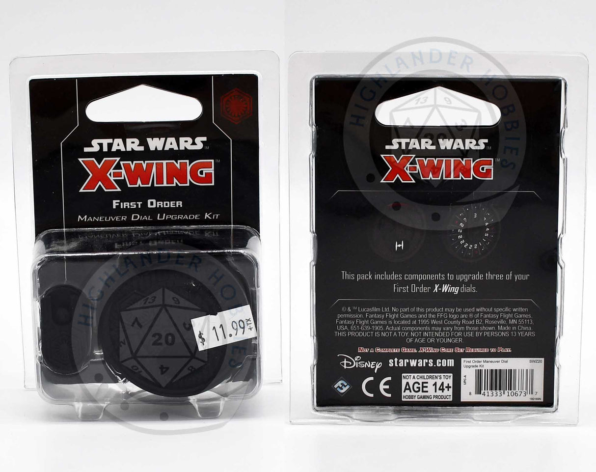First Order Maneuver Dial Upgrade Kit [Star Wars X-Wing] Fantasy Flight Games RO