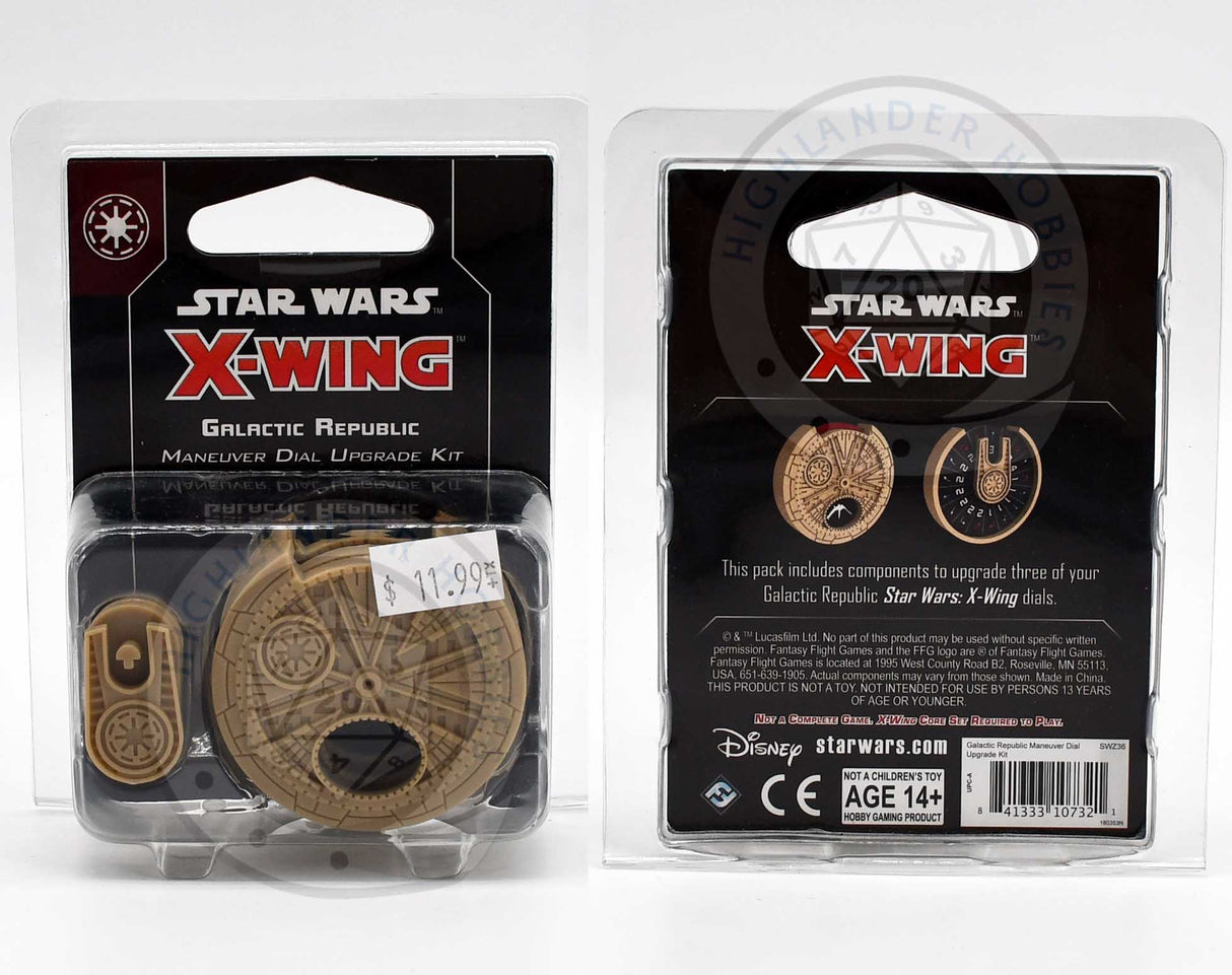 Galactic Republic Maneuver Dial Upgrade Kit [Star Wars X-Wing] Fantasy Flight Games RO