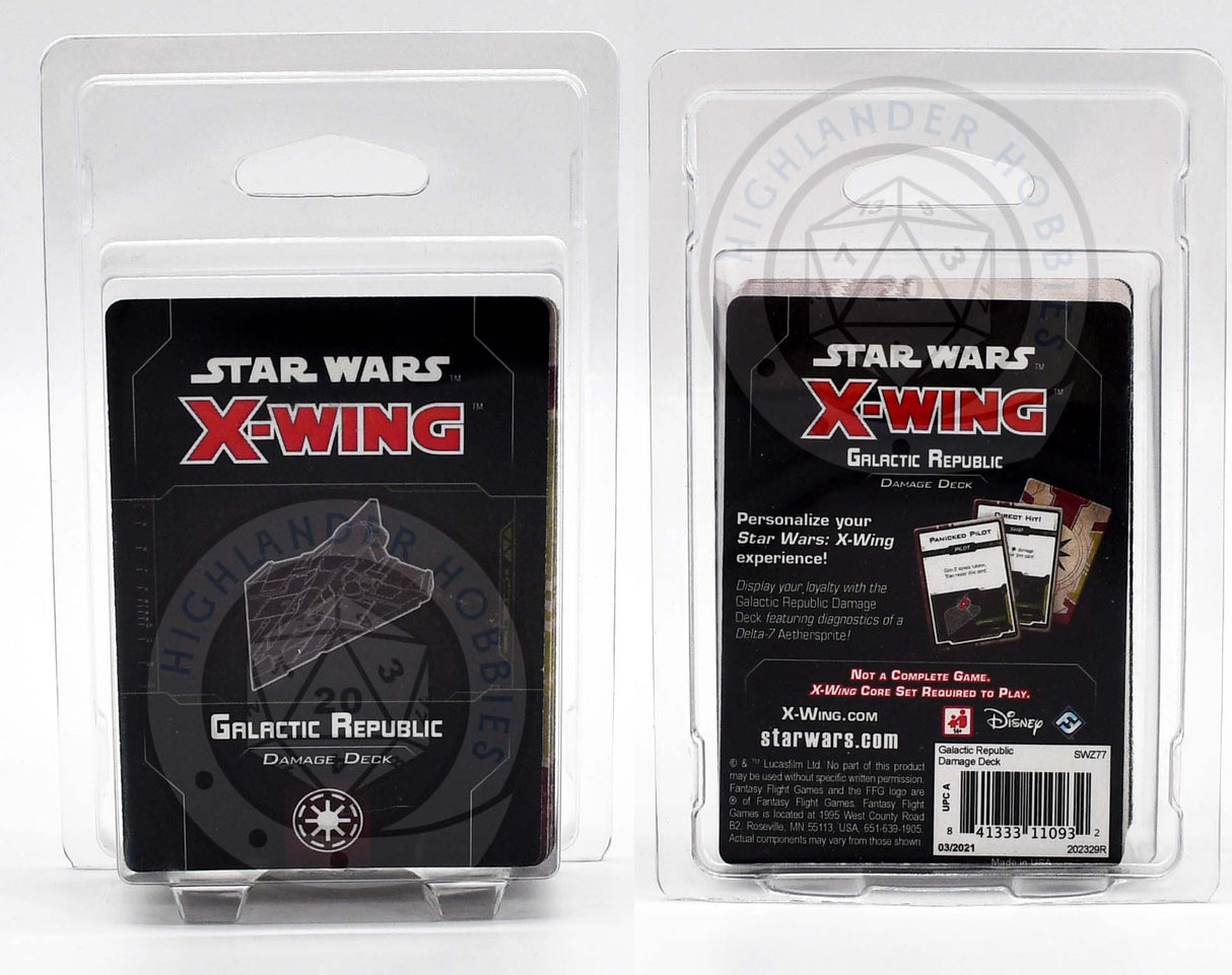 Galactic Republic Damage Deck [Star Wars X-Wing] Fantasy Flight Games RO