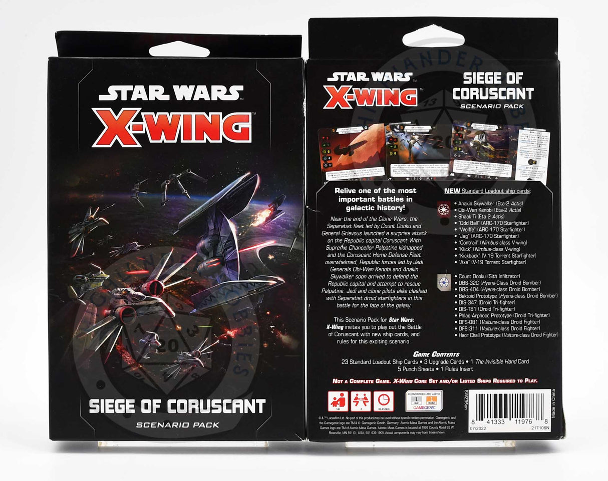 Siege of Coruscant Scenario Pack [Star Wars X-Wing] Atomic Mass Games RO