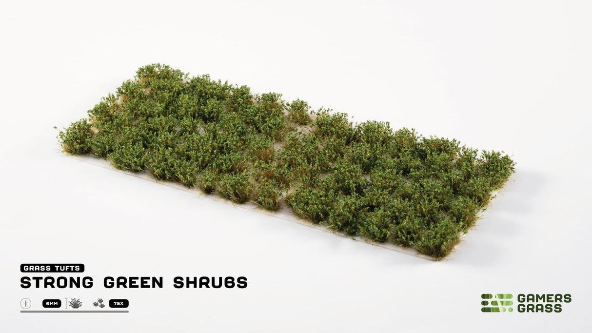 Gamers Grass - Shrub Set - Strong Green