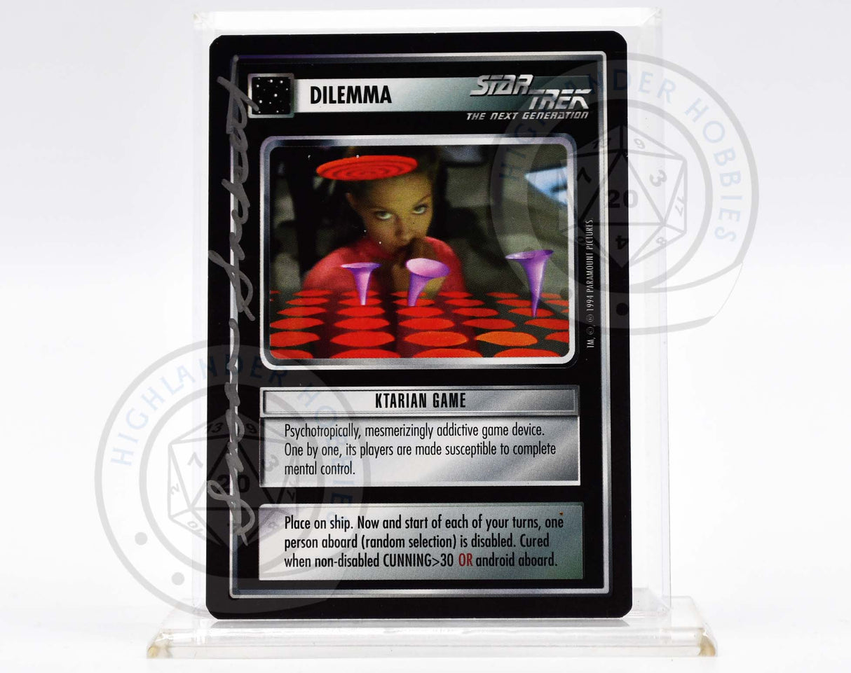Susan Sackett Autograph [Ktarian Game Card - Star Trek 1E CCG]