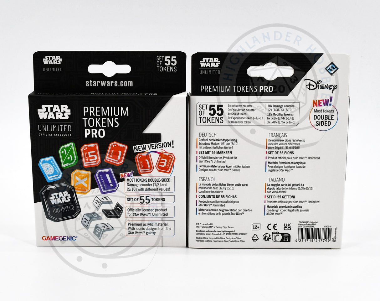 Premium Tokens PRO Star Wars Unlimited [Gamegenic]
