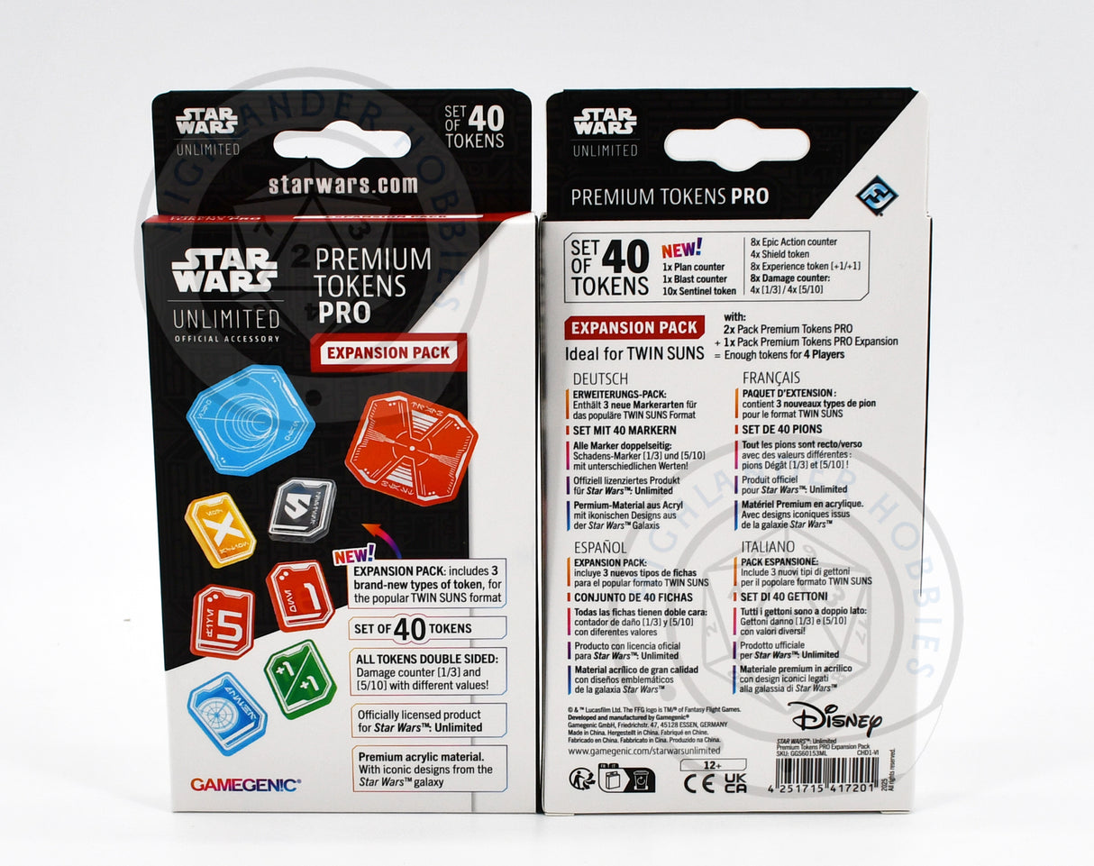 Premium Tokens PRO Expansion Star Wars Unlimited [Gamegenic]