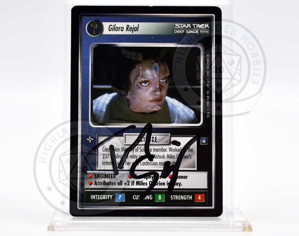 Tracy Scoggins Autograph [Gilora Rejal - Star Trek 1E CCG]