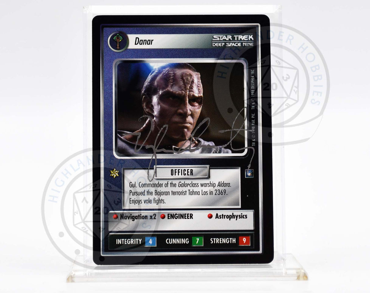 Vaughn Armstrong Autograph [Danar - Star Trek 1E CCG]