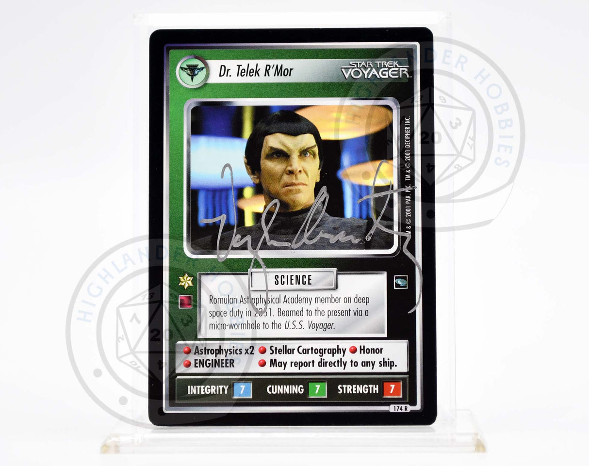 Vaughn Armstrong Autograph [Dr Telek R'Mor - Star Trek 1E CCG]