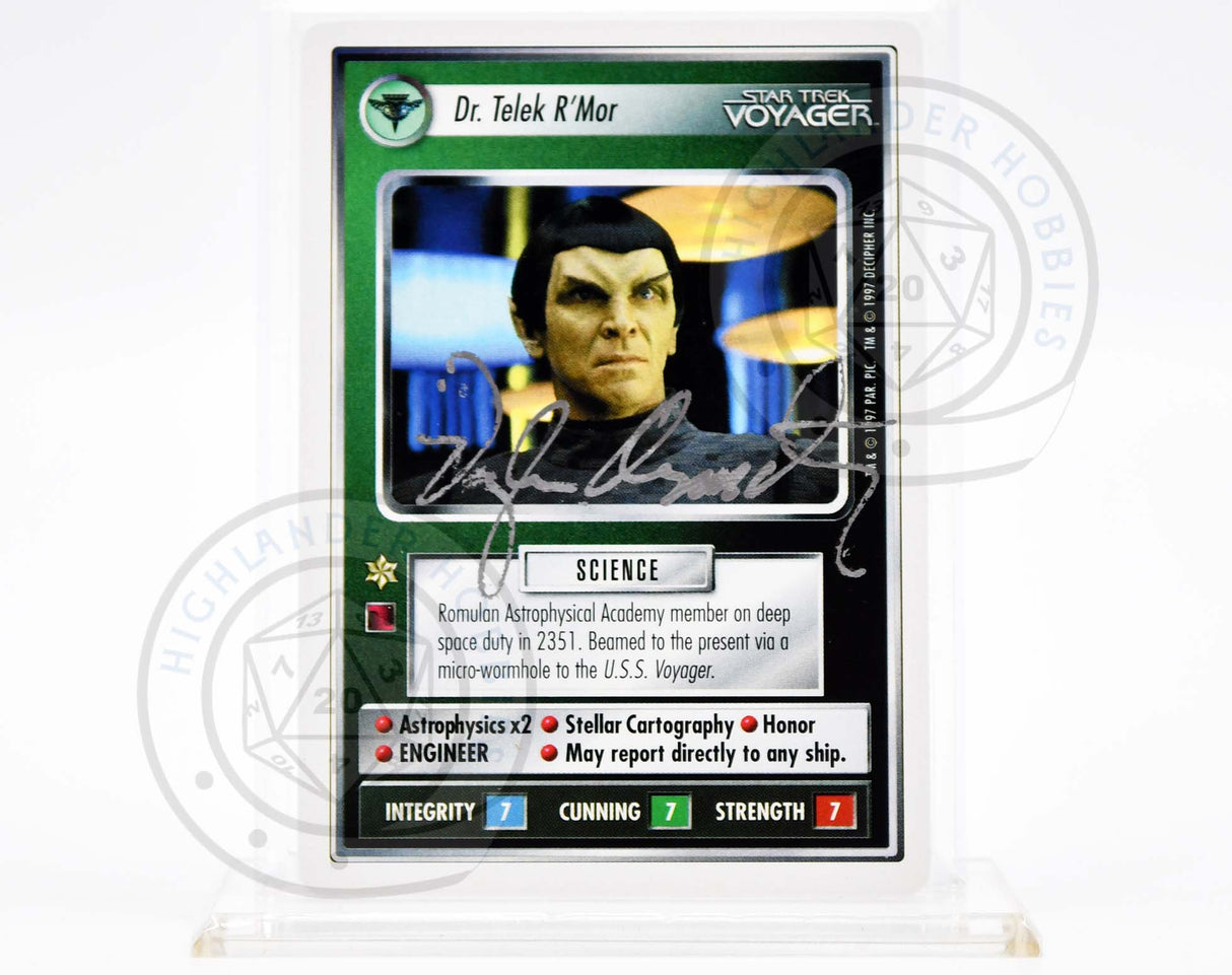 Vaughn Armstrong Autograph [Dr Telek R'Mor - Star Trek 1E CCG]