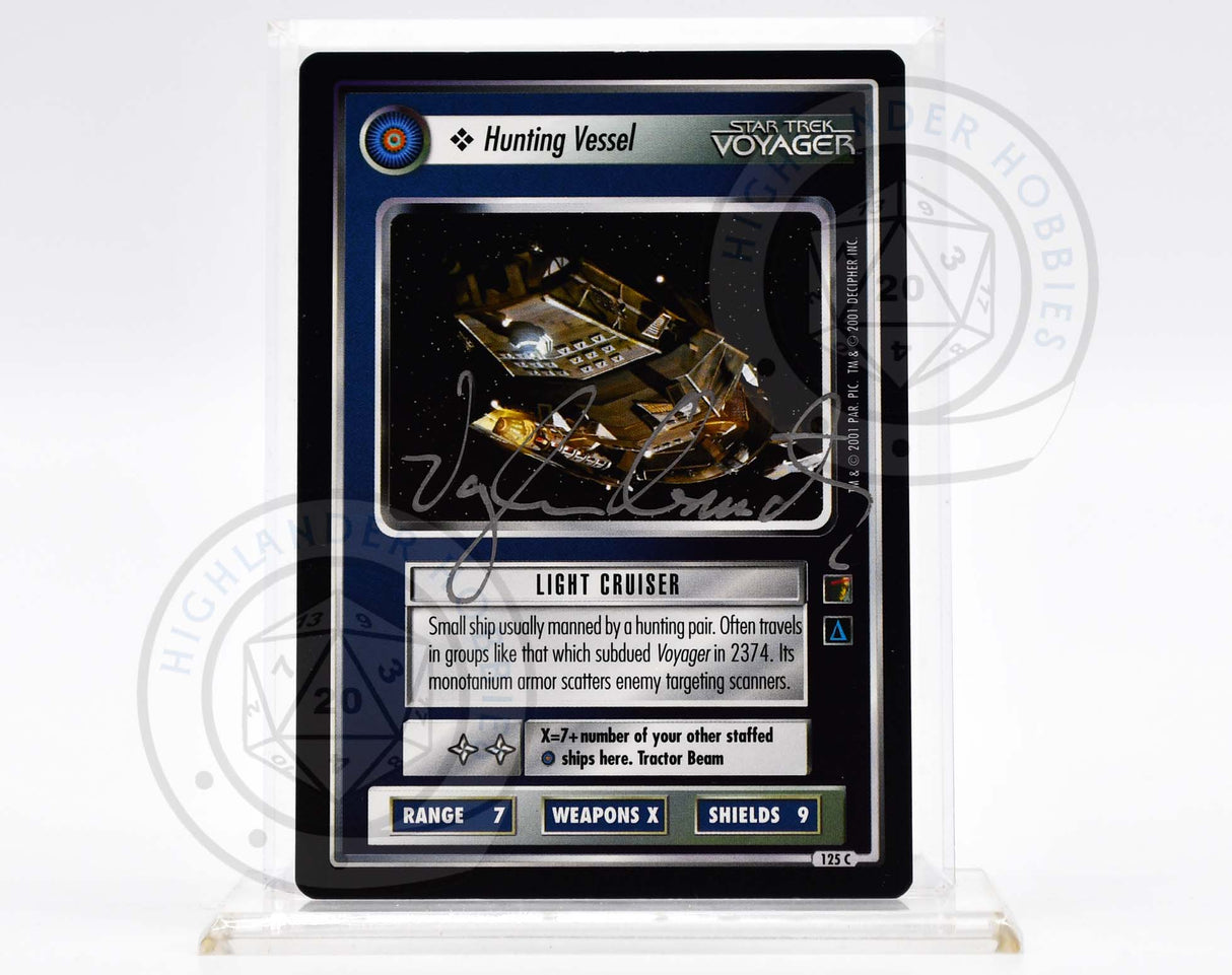 Vaughn Armstrong Autograph [Hunting Vessel - Star Trek 1E CCG]