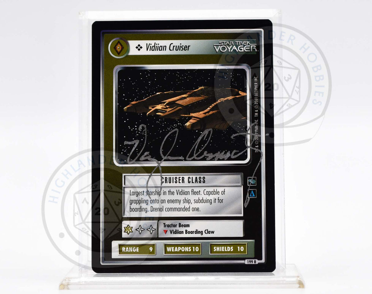 Vaughn Armstrong Autograph [Vidiian Cruiser - Star Trek 1E CCG]
