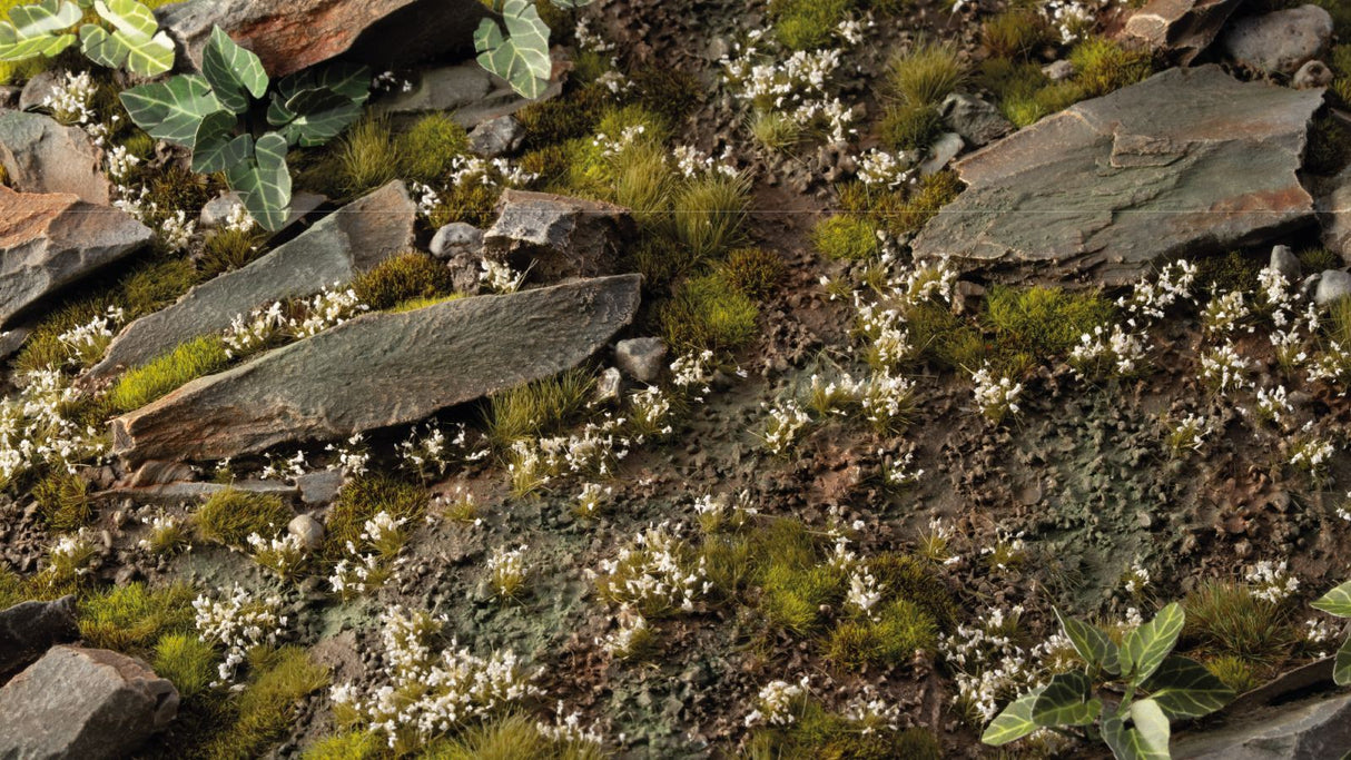 Gamers Grass - Tiny Flower Tuft Set - White Lily